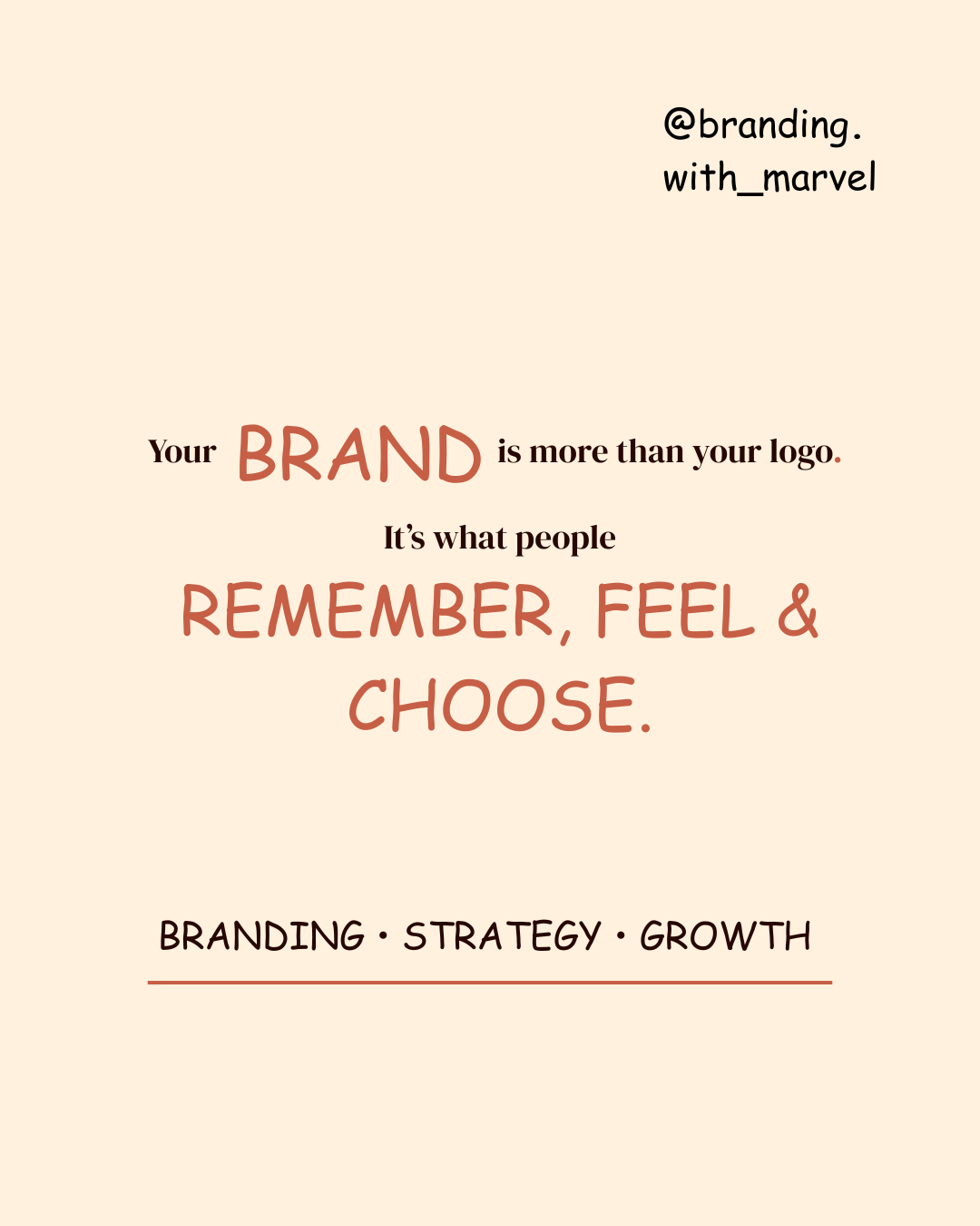 Personal brand framework: Your brand is more than your logo. It's what people remember, feel and choose